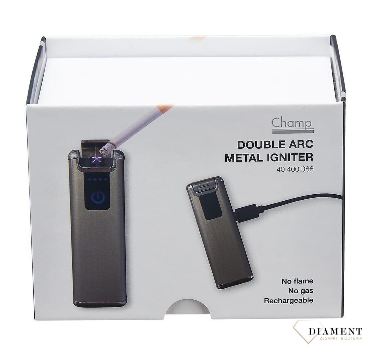 Zapalniczka elektroniczna czarna USB z grawerem 40400388 BLACK.jpg